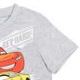 thumbnail image 5 of Disney Pixar Cars Lightning McQueen Toddler Boys T-Shirt and Shorts Outfit Set Infant to Little Kid, 5 of 5