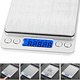 thumbnail image 4 of Báscula digital de cocina, báscula de letras, báscula doméstica, báscula fina con función de tara 3 kg x 0,1 g con pantalla LCD plataforma de acero inoxidable, 4 of 8