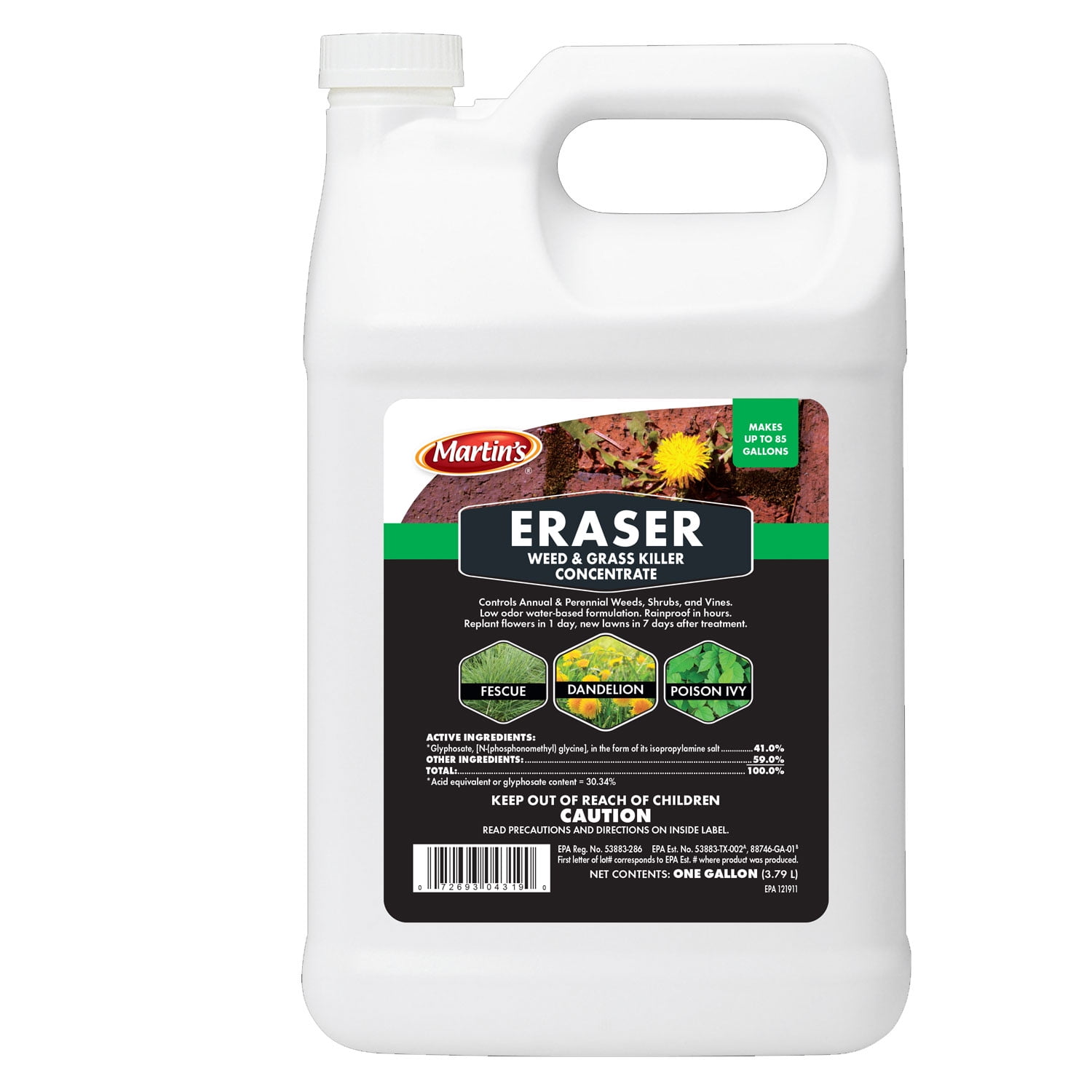 Martin's Eraser Weed & Grass Killer Concentrate Kills Weeds and