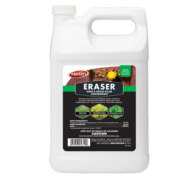 Martin's Eraser Weed & Grass Killer Concentrate Kills Weeds and