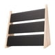 thumbnail image 4 of Expositor de collares y pulseras de gran capacidad, resistente, de 3 niveles Cuero PU negro, 4 of 9