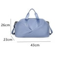 thumbnail image 2 of Sports Gym Bag Travel Duffel Bag with Wet Pocket & Compartment, 2 of 5