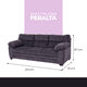 thumbnail image 4 of Sofa Peralta, Atlas del Descanso color Gris, 4 of 6