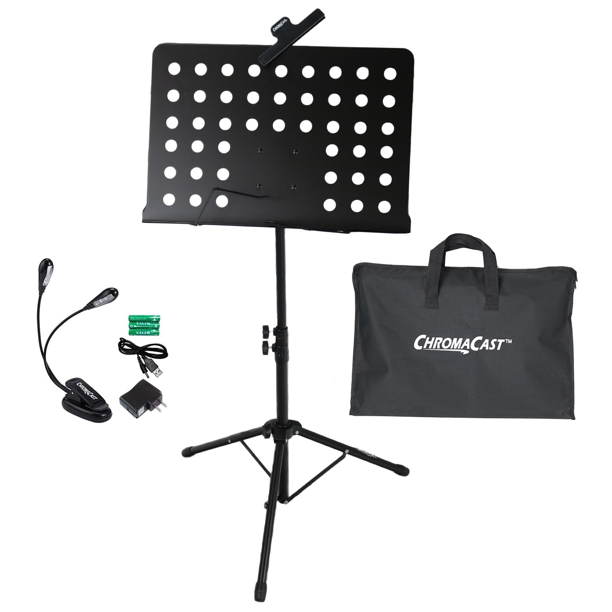ChromaCast CC-MSTAND Folding Music Stand with Carry Bag - Walmart.com