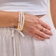 thumbnail image 3 of Canary | .925 Sterling Gold Vermeil | Mermaid Glass Bead Bracelet, 3 of 8