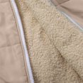 thumbnail image 6 of IWRICH Women's 2025 Winter Fashion Clothes Oversized Shearling Long Coats Jackets Beige S, 6 of 9