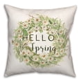 thumbnail image 2 of Creative Products Hello Spring Daisy 18 x 18 Spun Poly Pillow, 2 of 3