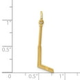thumbnail image 3 of 14k Yellow Gold Goalie Stick Charm, 3 of 4