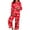 A-Red, variant on Cnbwig Christmas Pajama Sets for Womens Cozy Sleepwear Two Piece Outfit with Long Sleeve Top and Pants Nightwear Loose Women's Pjs Suits A-Red S