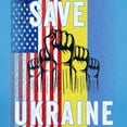 thumbnail image 3 of CafePress - Save Ukraine! America Supports Ukraine T Shirt - Women's Traditional Fit Dark T-Shirt, 3 of 4