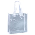thumbnail image 2 of ibiyuan Clear Tote Bags Small Clear Bag Tote Bag with Handles for Stadium Work Beach Sports Clear Gift Bags, 2 of 4