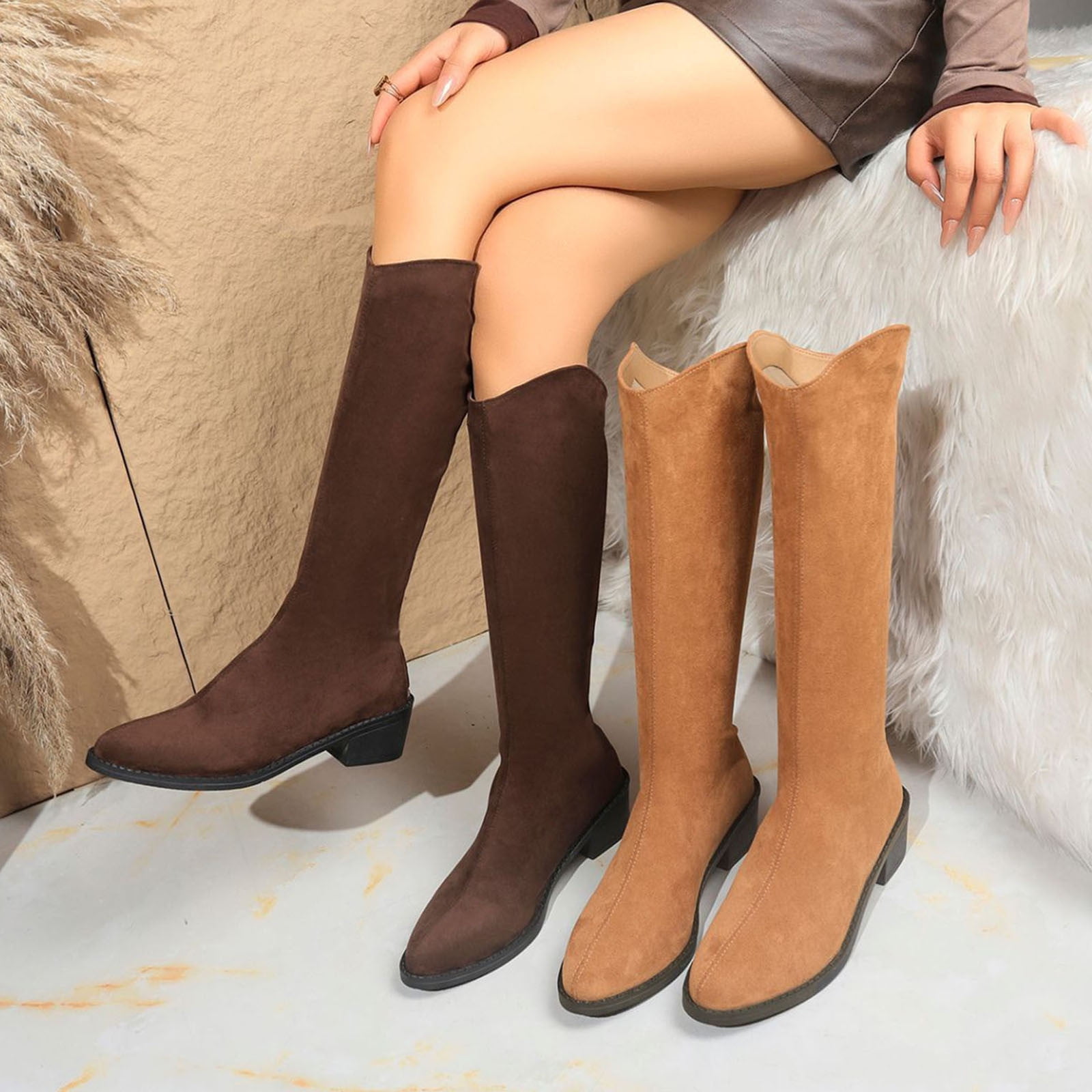 PELLICO / ALMOND TOE LONG BOOTS ¥94,600 3.1 PHILLIP LIM Womens Black Contrast Snake Heel Padded Naomi