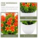 thumbnail image 5 of WEUVEB 2Ud Plantas Artificiales Bonsái Multicolor Decorativo Para Hogar Y Oficina, 5 of 6
