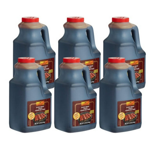 Lee Kum Kee 5.3 lb. Sushi Unagi Sauce - 6/Case - Elevate Your Sushi Experience