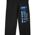 thumbnail image 2 of Blue Beetle Chrome Logo Men's Black Sleep Pajama Pants-Large, 2 of 5
