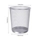 thumbnail image 3 of Cubo de basura redondo de malla metálica Kdkad, ideal para baño, dormitorio, oficina, cocina, espacios pequeños., 3 of 6