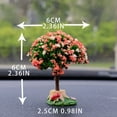 thumbnail image 3 of Small Desk Plant, Tyeign Miniature Multicolour Tree Cherry Tree Artificial Flower Tree Decoration Mini Love Tree Fake Desk Plants Faux Plants House Plants Indoors Live Desk Plants for Office, 3 of 4