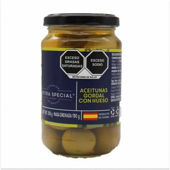 Aceitunas gordal Extra Special con hueso 350 g