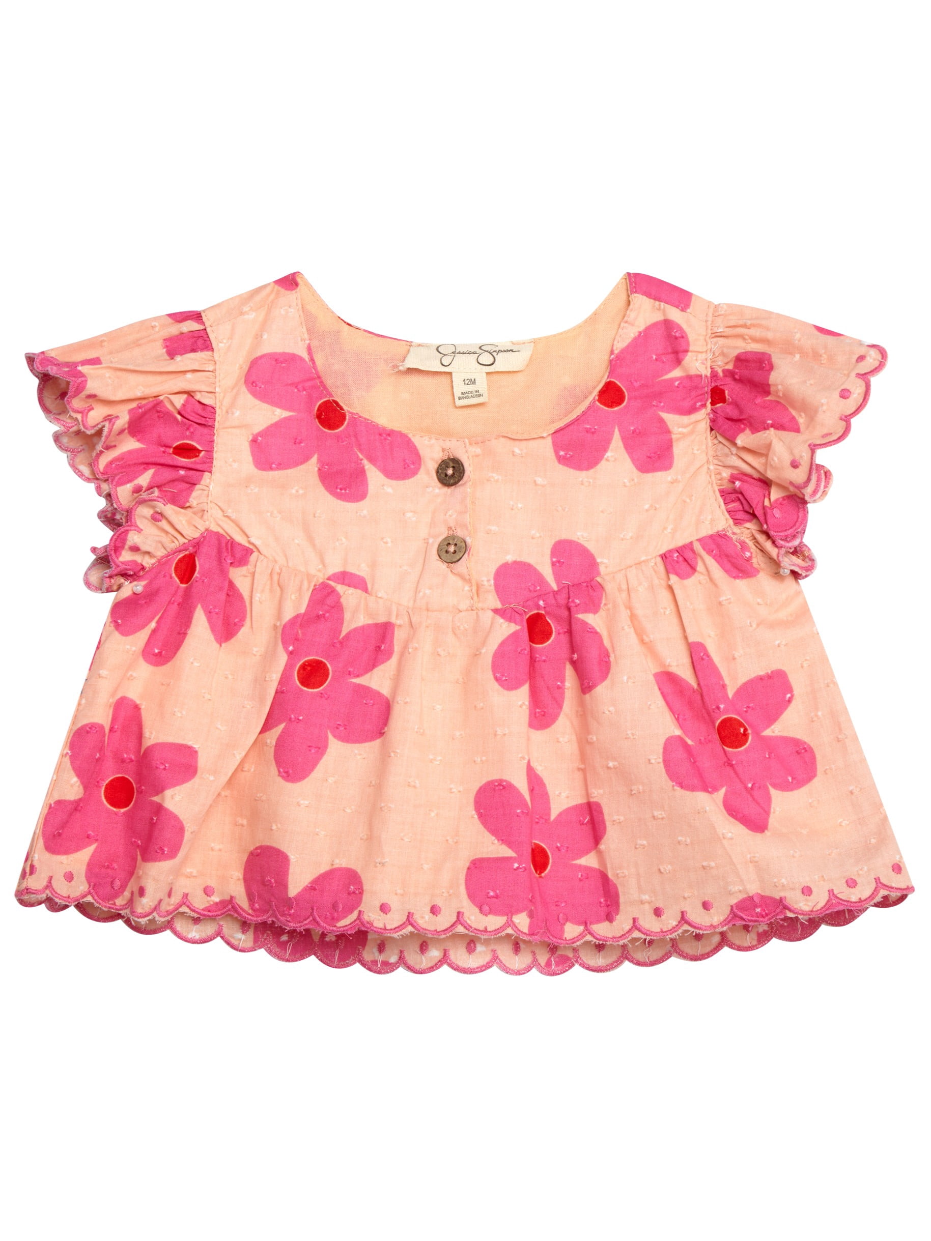Jessica Simpson Baby Girls' Bloomer Short set with Headband, Sizes 0-24M