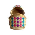 thumbnail image 4 of Women's Phulkari Punjabi Jutti Khussa Shoes Ethnic Shoes Rajasthani Mojari US 10 / EURO 42, 4 of 5
