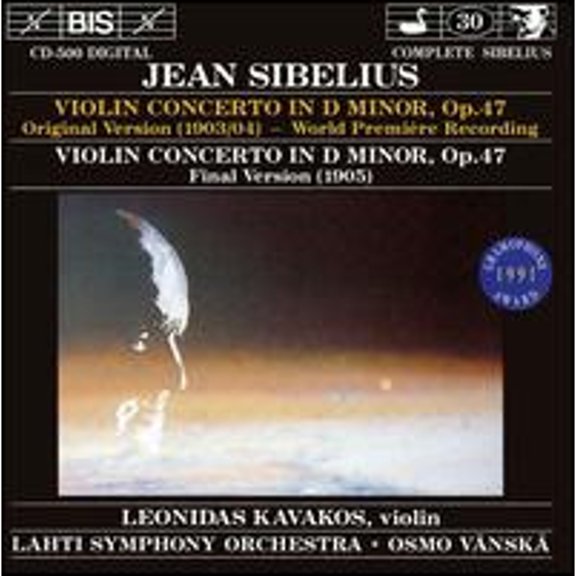 Pre-Owned Jean Sibelius: Violin Concerto in D minor (Original Version); Violin Concerto in D minor (CD 7318590005002) by Leonidas Kavakos (violin), Lahti Symphony Orchestra, Osmo Vnsk (conductor)