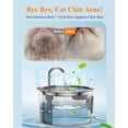 thumbnail image 3 of Fuente de Agua para Gatos FOOPOMARY de Acero Inoxidable 3.2L con 12 Filtros, 3 of 9