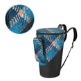 thumbnail image 4 of QualitChoice Sac Tambour Portable Djembe Pochette de Rangement 12 Pouces Extérieur pour Forêt Maison Bleu, 4 of 5