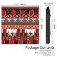 thumbnail image 1 of Stylish Bohemian Mahjong Mat 31.5 Inches Square, Anti-Slip Noise Reducing Rubber Game Pad, Multi-Functional Mat for Card Games Tile Games and Board Games, 1 of 4