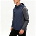 thumbnail image 3 of QSXADF Men's Full Zip Up Jacket Windproof Long Sleeve Hooded Lightweightful Fall Hiking Outdoor Coat, 3 of 4