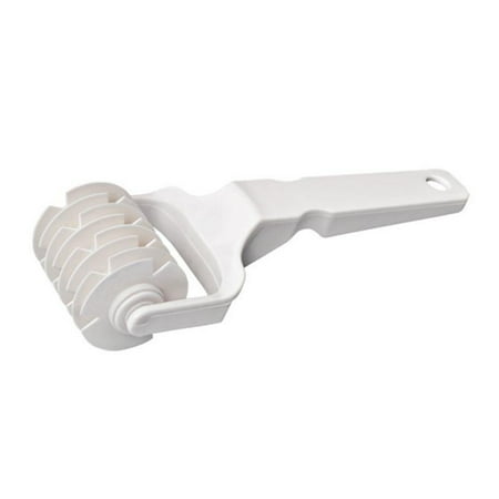 

Best Plastic Wheel Knife Embossing Dough Roller Lattice Craft Cooking Tool Large Full Net Pizza Cutter & Wheels