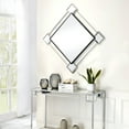 thumbnail image 3 of ACME Asbury Wall Accent Mirror in Mirrored and Chrome, 3 of 4