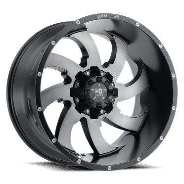LUXXX HD Alloy Rims LHD16 22X12 8165/170 -44 125 Gloss Black Milled(08)