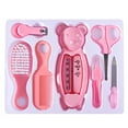 thumbnail image 3 of Bangcool Baby Grooming Kit Assorted: 7PCS Portable Kids Nail Scissors Infant Bath Brush, 3 of 10