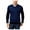 Blue - navyblue, variant on NEW Blue Mens Size Small S Houndstooth V-Neck Wool Sweater