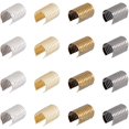 thumbnail image 1 of 200 piezas de 4 colores, 0,5 pulgadas, clip de cuerda de cuero, cierre cilíndrico, cordón de engarce, clip de cuerda de cuero para collar, joyería, manualidades DIY, 1 of 9