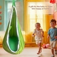 thumbnail image 4 of Clearance! Hanging Children's Pod Swing Seat Portable Hanging Chair Swing with Inflatable Cushion Hanging Chair Sensory Swing Chair with Bag Max. for Indoor and Outdoor Use, 4 of 9