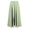 thumbnail image 6 of Xixinqiwan Maxi Skirts for Women Clearance under $10,Women Flowy Long Skirts Summer Beach Pleated Elastic High Waisted Casual Swing Maxi Flared Skirts, 6 of 6