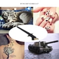 thumbnail image 3 of NFTIGB High Atomizing Siphon Feed Airbrush Kit for Makeup Art Painting Tattoo 0.8mm / 0.031 in Spray Paint Gun, 3 of 5