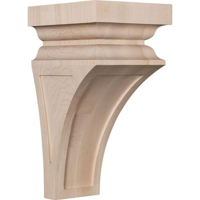 7 x 7.75 x 14 in. Jumbo Nevio Wood Corbel, Cherry
