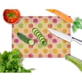 thumbnail image 2 of Caroline's Treasures Watercolor Rainbow Dots and Sqiggles Glass Cutting Board Large, 2 of 2