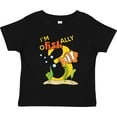 thumbnail image 3 of Inktastic I'm O-fish-ally Three Cute Clownfish Third Birthday Boys or Girls Toddler T-Shirt, 3 of 5
