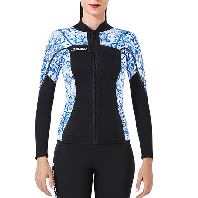 Greeniant BUCEO SAIL 3MM Traje de neopreno Tops Trajes de neopreno de primera Protección Trajes de buceo Canoa Buceo para aeróbic acuático Deportes acuáticos TYPE2 NO2 Greeniant OD003290-07