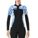 thumbnail image 1 of Buceo de buceo 3mm Tops de traje de neopreno Premium Neopreno Tits UV Protección de UV Buceo de buceo Scuba de canoa para aeróbicos de agua Snorkeling Blue M seitruly OD003290-07, 1 of 7