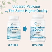 Micro Ingredients Pure Magnesium Glycinate 400mg Per Serving, 240 Capsules | Chelated Mineral Supplements with Elemental Form | Non-GMO, Filler Free