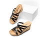 thumbnail image 4 of Sandalia DREAM PAIRS SDPW2419W Negra Plataforma con Cuña Talla 11, 4 of 7