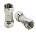 TRAHOOMale to Male Coax Connector, 2 Pack 75 Ohm F Type RG6 Coaxial