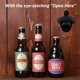 thumbnail image 3 of Wall Mount Bottle Opener, 4pcs Vintage Beer Soda Zinc Alloy Bottle Opener with Screws for Rustic Bar, Cafe, Home Kitchen, Restaurant (Black), 3 of 5