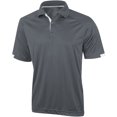 thumbnail image 1 of Elevate - Polo modelo Kiso de manga corta para hombre (Gris acero), 1 of 2