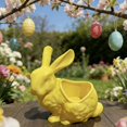 thumbnail image 4 of Easter Bunny Bowl Figurine - Resin Decorative Desktop Ornament, Cute Rabbit Shaped Centerpiece for Home, Tabletop & Holiday Display, 4 of 7