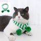 thumbnail image 1 of Collar para Gatos, Babero de Punto para Mascotas, Joyería de Lana, Bufanda Ajustable para Navidad, Decoración, 1 of 6